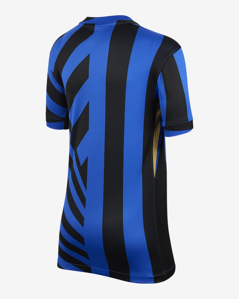 Inter Milan 2024 25 Stadium Home Older Kids Nike Dri FIT Football Replica Shirt